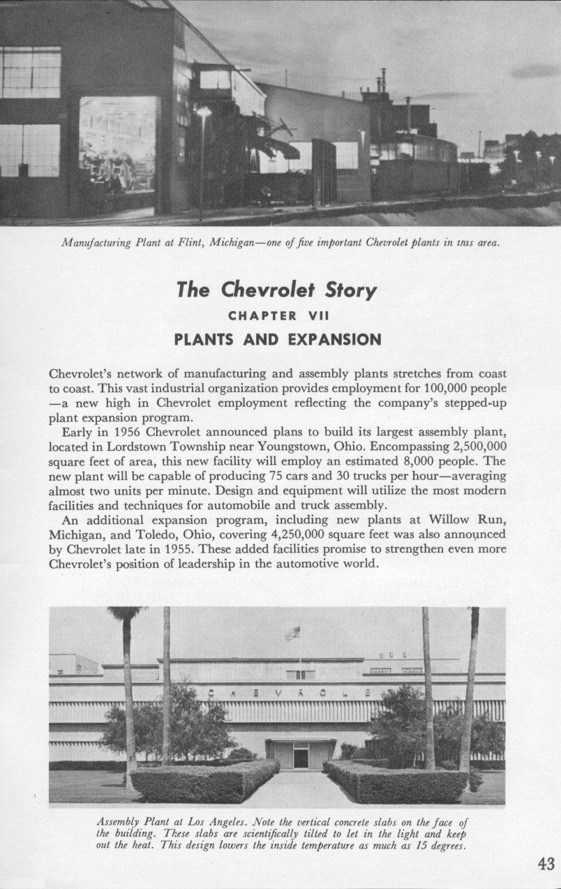 The Chevrolet Story - Published 1956 Page 7
